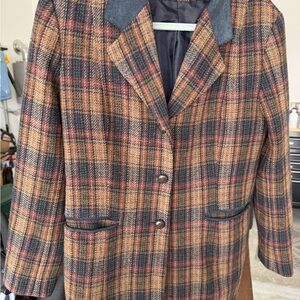 David N Plaid  Women's Jacket